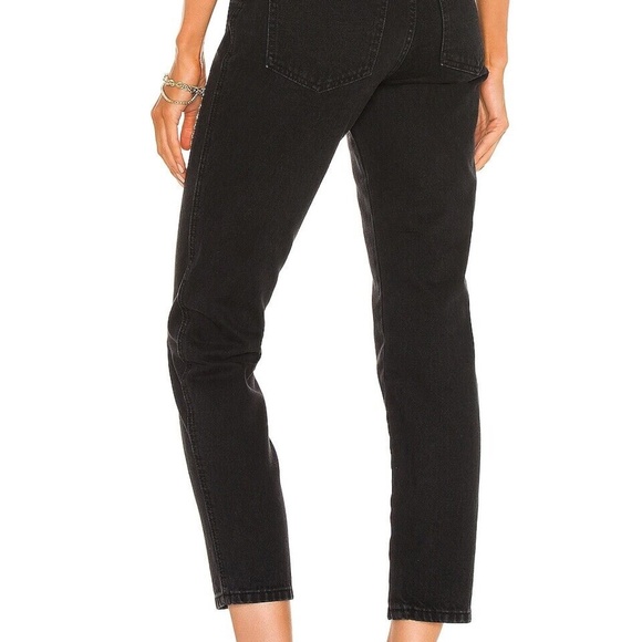 Free people We the free stove pipe High Waist BLACK DENIM Jeans - Picture 4 of 5